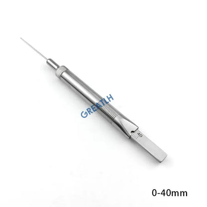 Depth Gauge 0mm to 30mm /60mm/40mm/90mm orthopedics Veterinary surgical Instruments