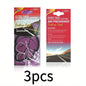 3-60pcs Car Air Freshener Natural Scented Tea Paper Auto Hanging Vanilla Perfume Fragrance Leaf Shape Car Accessories Interior