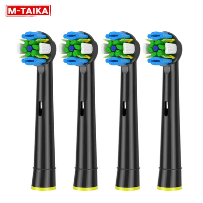 4PCS FlossAction Replacement Brush Heads For Oral B Sensitive Clean Pro Health D16 D12 8860 8875 8900 8950 Electric Toothbrush