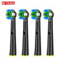 4PCS FlossAction Replacement Brush Heads For Oral B Sensitive Clean Pro Health D16 D12 8860 8875 8900 8950 Electric Toothbrush