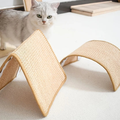 Durable Sisal Cat Scratch Board-Magic Invisible Adhesive,Sofa Safety Design,Multi Layer Sports and Rest Areas,Perfect Pet Gift