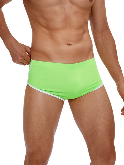 Sexy Running Elastic Sport Shorts Men's Summer Shorts Hot Pants Bar Nine Points Slim Fit Cotton Milk Silk Men's Fashion