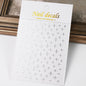 1pcs 3D Bronzing Gold Love Heart Nail Art Stickers Y2K Holographic Stars Sun Starlight DIY Nail Decals Heart Manicure Decoration