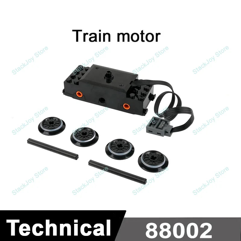 MOC Power Functions M/L/XL Motor Battery Box IR Remote Receiver for RC Car Robot Model Building Blocks Technical Modified Parts