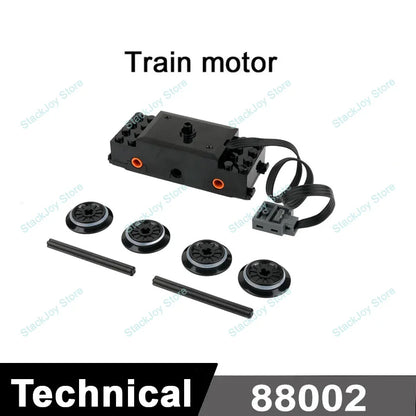 MOC Power Functions M/L/XL Motor Battery Box IR Remote Receiver for RC Car Robot Model Building Blocks Technical Modified Parts