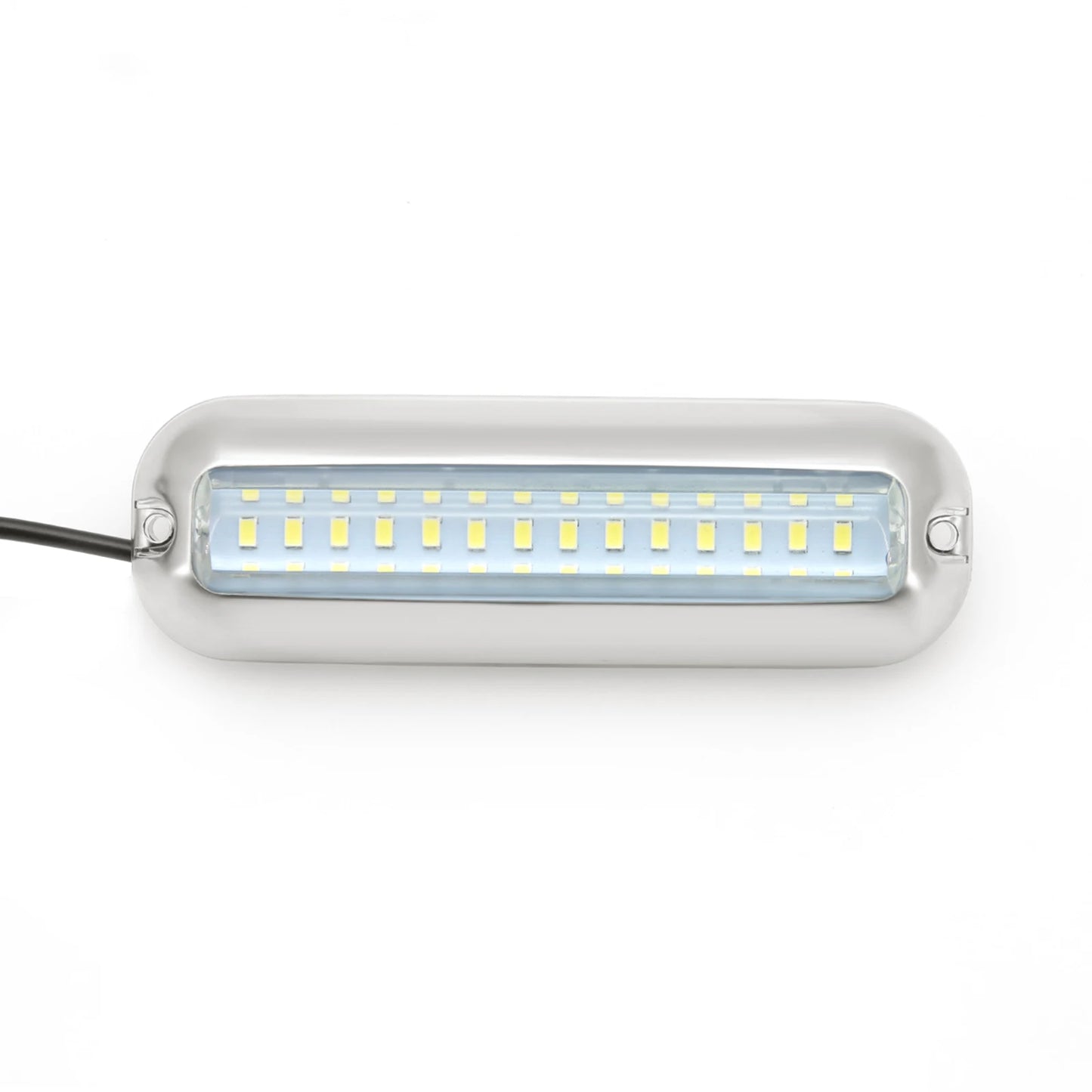 12V LED Boat Transom Light Underwater Pontoon Marine Ship Boat Accessories Light Stainless Steel Waterproof Marine Light IP68