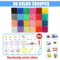 Handmade Magic Water Fuse Beads Creative Beads DIY Art Crafts Toys Magic Water Sticky Beads Sensory Toys Set with Accessories