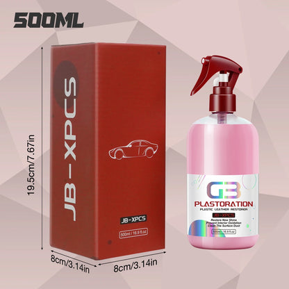 Car Plastic Restorer Back To Black Gloss Car Cleaning Products Plastic Leather Restore Polish And Repair Coating G3 PLASTORATION