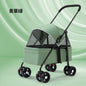 2026 New Lightweight Foldable Pet Stroller Teddy Cat Dog Handcart Outdoor Travel Cart for Small Pets