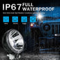 Lupuauto 3inch Led Work Light Offroad Round Spotlights Light 12V 24V 4x4 Offroad Fog Lights For Motorcycle Car ATV Race Dirt