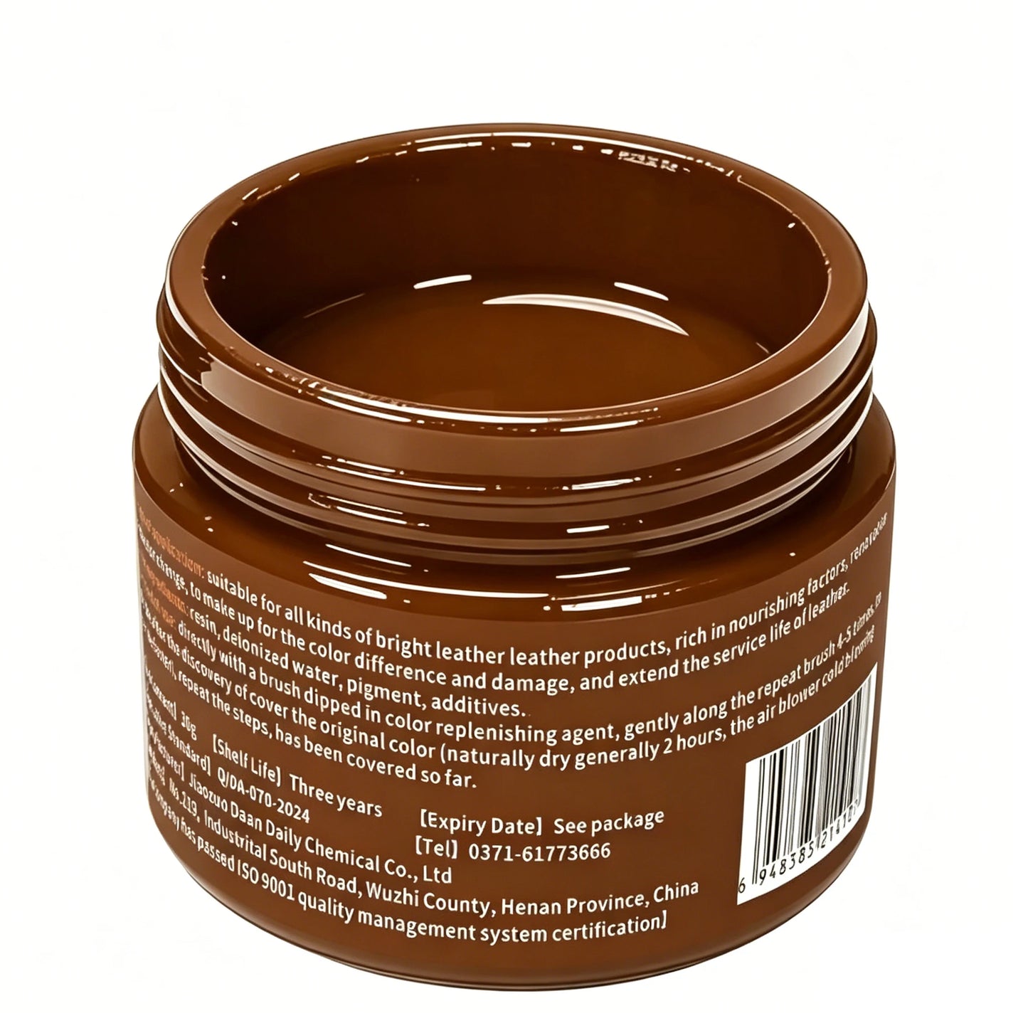 Leather Recoloring Balm, Brown Leather Dye for Shoes, Furniture & Bags（30g）