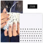 3d Nail Art Stickers Red Black White Love Hearts Stars Clouds French Full Tips Adhesive Nail Decals Slider For Manicure