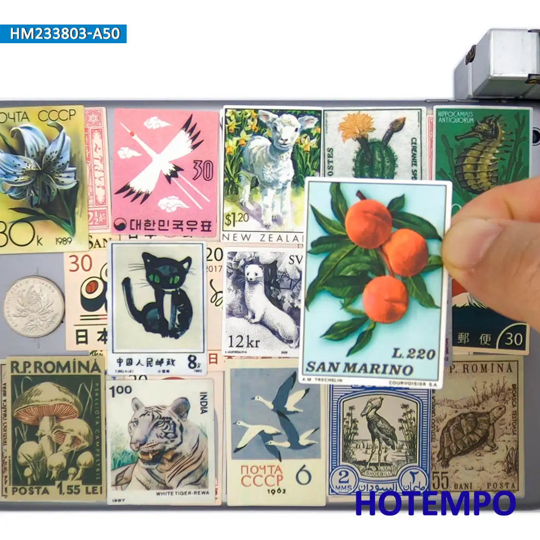 20/30/50PCS Old Stamps Stickers Nostalgia Retro Funny Graffiti Decals for Scrapbook Diary Luggage Car Laptop Phone Sticker Toys