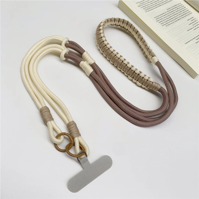 New Korean Crossbody Mobile Phone Hanging Rope Neck Lanyard Wrist Strap DYM Removable Phone Lanyard Water Cup Hanging Rope