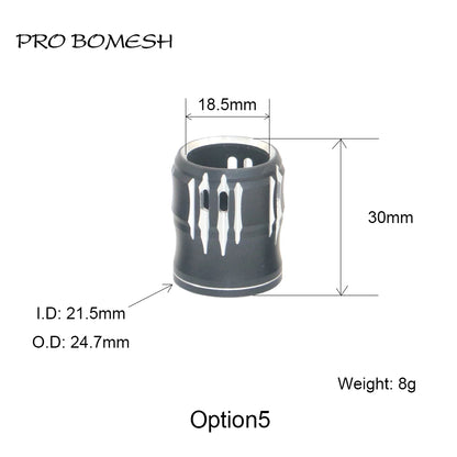 Pro Bomesh Aluminum Locking Nutt Fishing Reel Seat Decorative Trim Part DIY Fishing Rod Component Accessory
