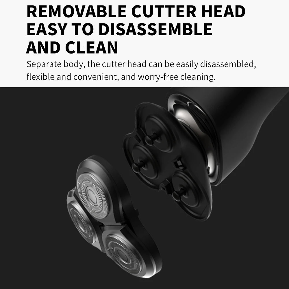 NEW MIJIA S500 Electric Shaver Clipper Triple Blade Trimmer For Men Dry Wet Shaving Washable Beard Hair Cutting Machine Razor CN