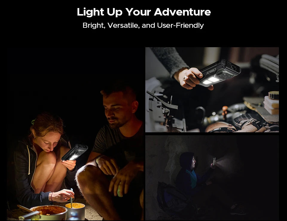 World Premiere DOOGEE V Max Play 5G Projector Rugged Phone 20500mAh Dual Camping Lights Dimensity 7300 16GB+512GB NFC Smartphone