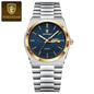 POEDAGAR Top Business Man Watch Luminous Waterproof Stainless Steel Men Wristwatch Date Week Quartz Fashion Casual Men's Watches