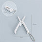 Mini Portable Small Scissors Creative Paper-cutting Notebook Tool That Can Be Extended and Folded