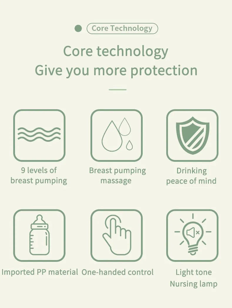 MAMIJOY Portable Electric Breast Pump USB Chargable Silent Portable Milk Extractor Automatic Milker Comfort Breastfeeding