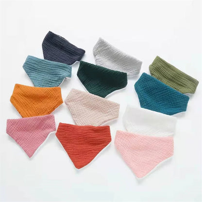 Baby Girls Apron Bibs Toddler Long Sleeve Scarf Waterproof Art Smock Feeding Bib Infant Boys Girls Kids Burp Cloth Bandana