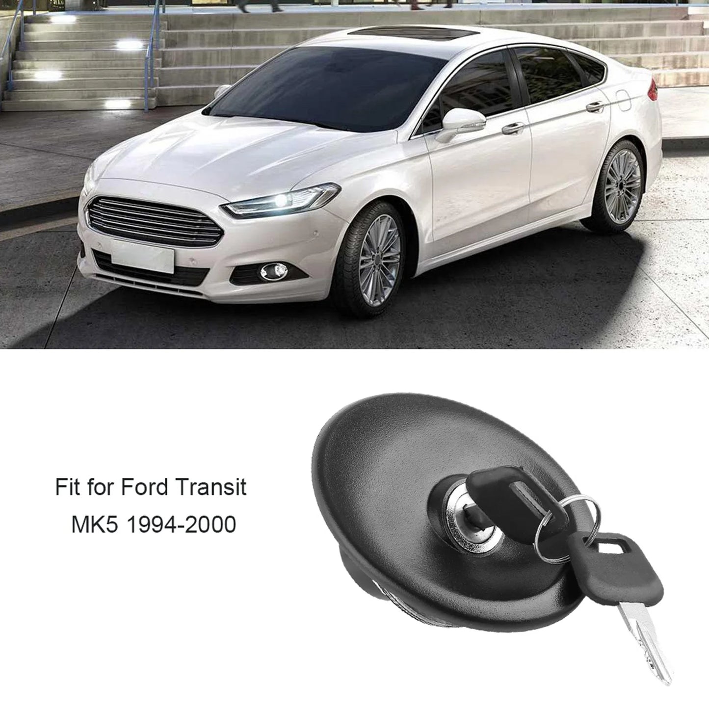 Car Auto Fuel  Tank Locking Cap Cover with 2 Keys for Ford Transit MK5 1994 1995 1996 1997 1998 1999 2000
