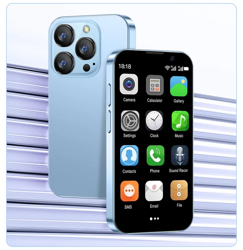 SERVO 16SE Mini Android Smartphone Dual SIM Standby 16GB ROM Play Store Wifi GPS Face Unlock 3G WCDMA 3.0" Small Smart Cellphone