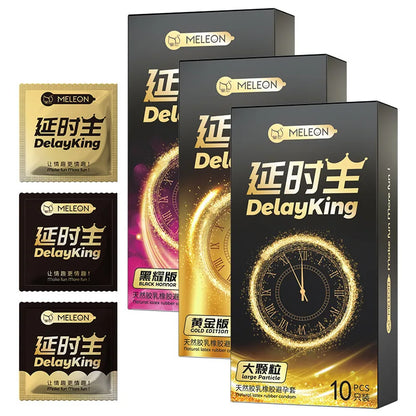 10/30/50pcs Delayed Ejaculation Condoms for Men,Long Lasting Particle Penis Sleeve,Moisturizing Latex Condom for Adults Sex Toys