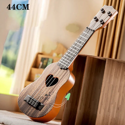 Children Ukulele Musical Toys 4 Strings Small Guitar Montessori Education Instruments Music Toy Learning 3 To 6 Years Boys Gift