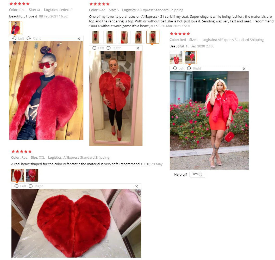 Autumn Winter Women Faux Fur Jacket Heart Pattern Personality O Collar Sleeveless Exaggeration Coat Female Fashion Tide Outwear