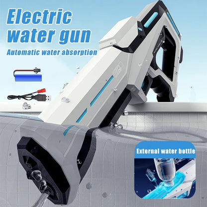 Kids Electric Water Gun Toys Summer Outdoor Beach Battle Game Full Automatic Induction Absorb Water Spray Guns for Children Gift