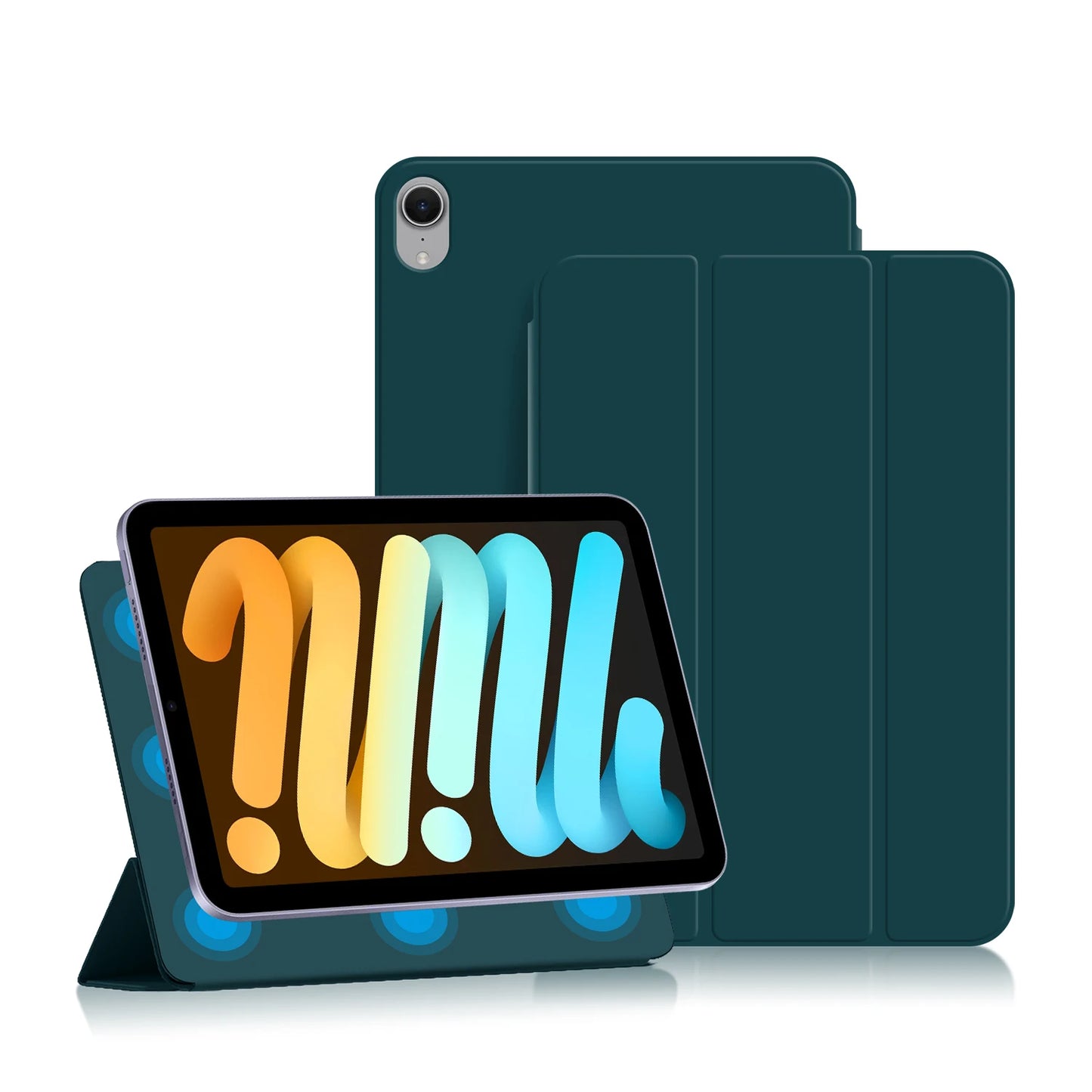 Magnetic Case for iPad Mini A17 Pro Case for iPad Mini 7 8.3 inch Tablet Case Funda For iPad Mini 6 Mini7 Smart Book Cover Folio