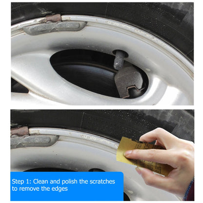 12mL Car Paint Scratch Repair Pen Wheel Spoke Rim Paint Marker Pen Brush Paint
