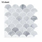 1/10/20pcs Self Adhesive Wall Tiles, Heat Resistant Peel And Stick Kitchen Backsplash, Waterproof , Stickers For Home Decor