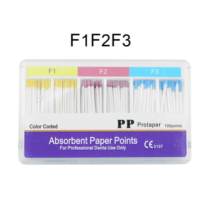WELLCK 1 Box Dental Absorbent Paper Points Sterile Mixed Sizes 02 04 06 Taper 15-40# For Dentist Use Dentistry Materials