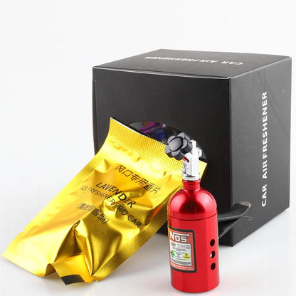Car Air Freshener NOS Nitrogen Bottle Air Vent Aromatherapy Auto Aroma Outle Perfume Flavoring Fragrances Accessories