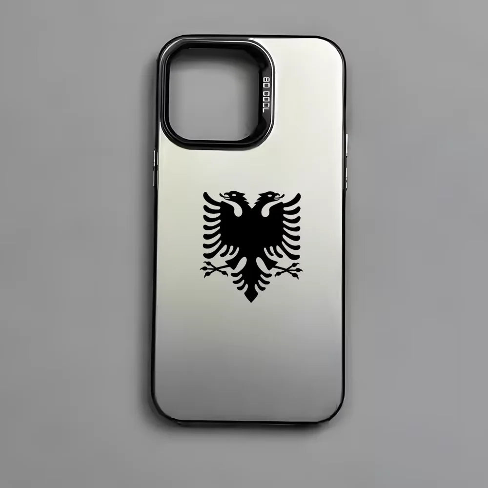 Albanian Flag Phone Case For iPhone 17 Air 16 e 15 14 13 12 11 Pro Max Plus Mini SE 2020 2022 Shockproof Bumper