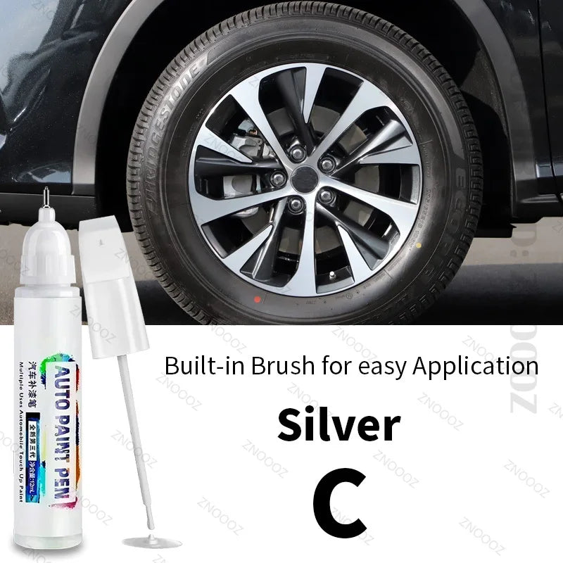 For LEXUS RX Touch Up Paint Wheel Repair Kit Quick And Easy Wheel Scratch Repair Rim Paint For Car Wheel Repair Silver Black