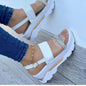 2025 Summer Sandals for Women Fashion Platform Sandals Wedge  Casual Shoes Lightweight Heeled Sandalias Mujer Flip Flops Zapatos