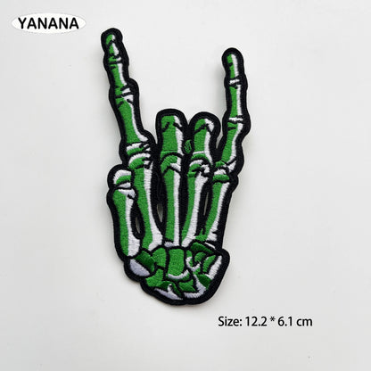 Heavy Metal MUSIC Iron On Patches Cloth BAND ROCK patch Mend Decorate Clothes Apparel Sewing Decoration Applique Badges