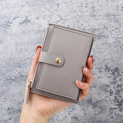 Ladies ultra-thin card package Korean coin purse zipper card package Candy-colored bus student bank card set US dollar package
