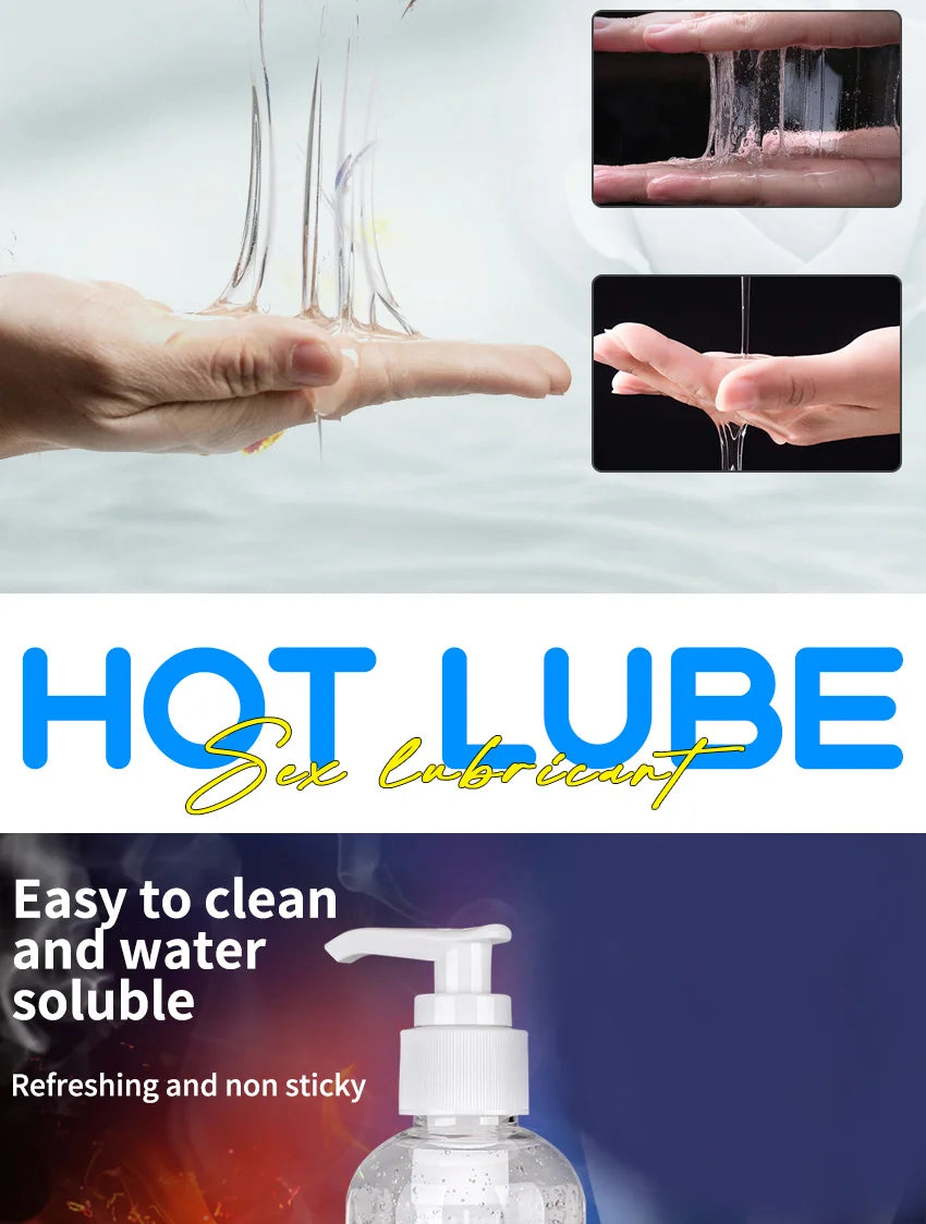 200ml Lubricant For Sex Semen Lube Vagina Man Anal Gay Personal Lubrication Intimate Sexual Water Based Gel Adult Products Shop