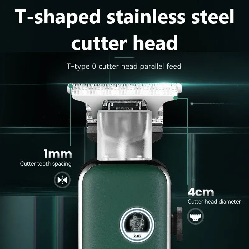 Kemei Electric Hair Cutting Machine Luminous High-power Silent Hair Clipper Man Shaver Trimmer For Men  KM-5098