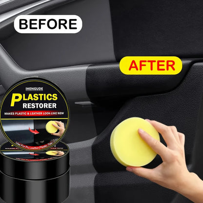 Car Plastic Scratch Repair Paste Interior Dashboard Plastic Scratch Removal Paste Plastic and Leather Maintenance