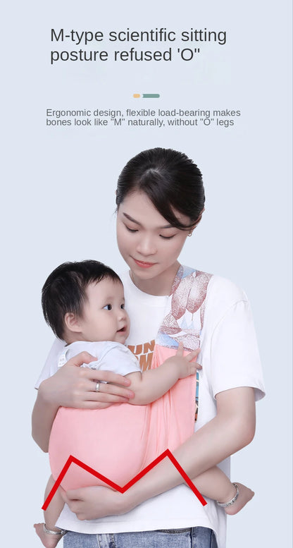 Adjustable Baby sling Wrap Baby Carrier Soft wrap Sling for Newborns Baby Carrier Scarf Toddler baby Sling Wrap Suspenders