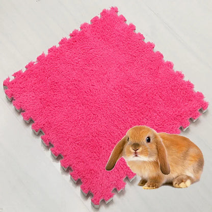 4/10Pcs Rabbit Guinea Pig Cage Liner Small Pet Items Waterproof Anti Slip Bedding Mat Highly Absorbent Pee Pad For Pet SleepMat