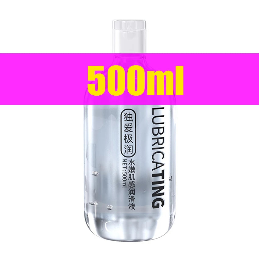 500/400ml Anal Lubrication Water-based Semen Sex Lubricant Love Gel Sex Lube Couples Gay Vaginal Oil Masturbation Toy Lubricants
