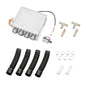 12V 4-in-1 Car Heater with Defogger Defroster Fan, Energy Efficient Auxiliary Heating & Ventilation for Trucks Vehicles