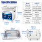 Ultrasonic Cleaner Glass Jewelry Watch Tools 1L 40KHz Ultrasonic Cleaning Machine 60W 120W Ultrasound Bath Degas Semiwave