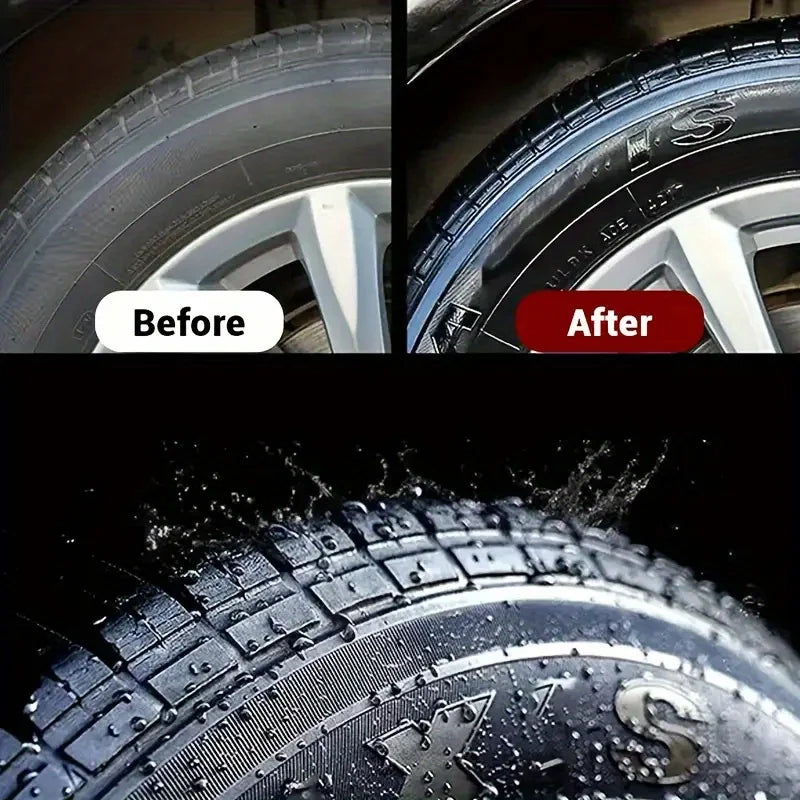 Car Interior Black Care and Refurbishment, Car Plastic Crystal Coating Refurbishment Cream, Plastic Restoration for Whitening, Dashboard and Tire Refurbishment, Scratch Repair, Brightening and Blackening